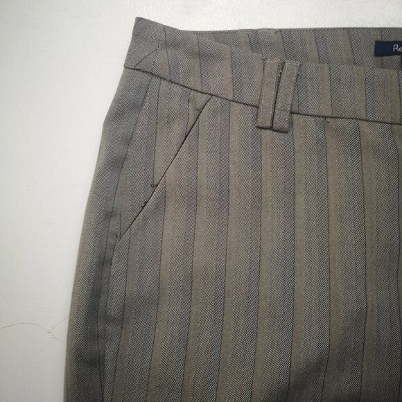 NWT Reitmans Ladies Size 13 Straight Leg Striped Washable/Stretch Dress Pants - Picture 6 of 14
